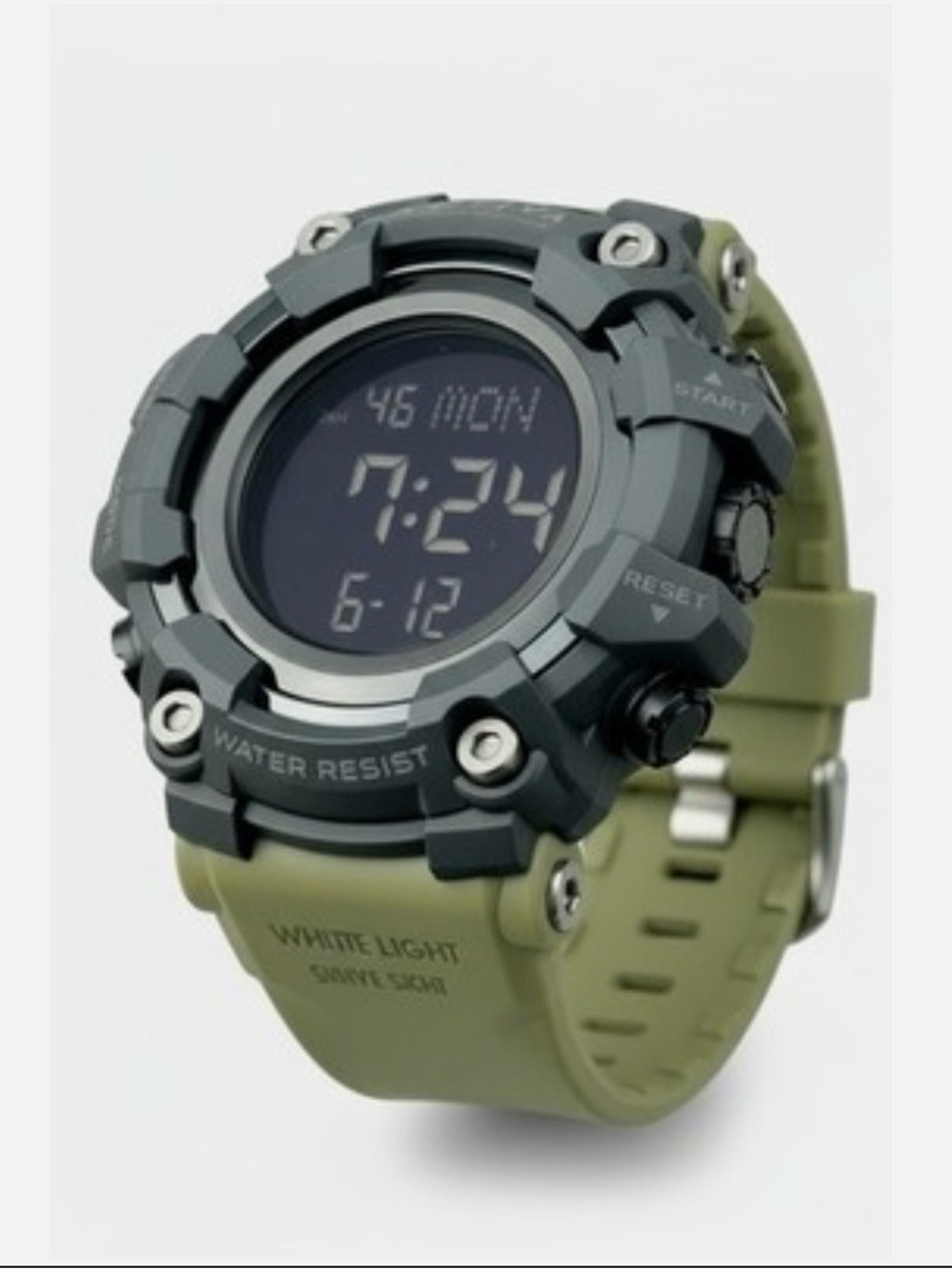 Activa Hexstrike X Invicta Digital Men's Watch - 56mm, Army Green (ACW1968-003)